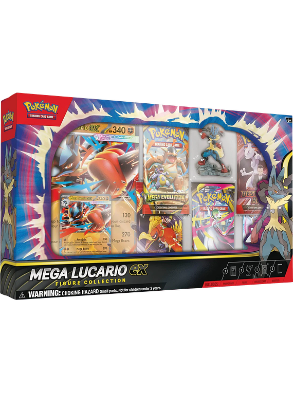 Pokémon TCG: Mega Lucario EX Figure Collection