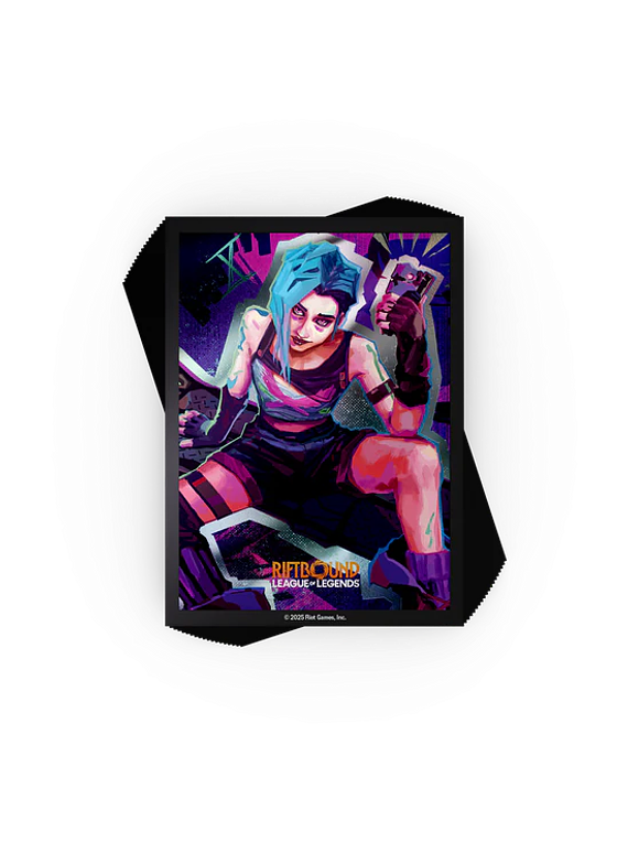 Riftbound: League of Legends TCG - Origins Jinx Art Sleeves (100 Sleeves)