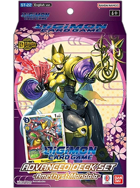 Digimon Card Game - Amethyst Mandala Advanced Deck ST22