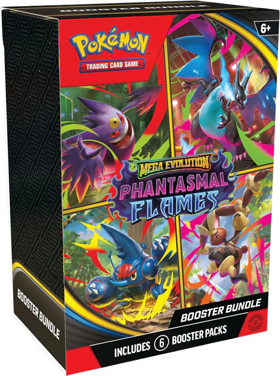 Pokémon TCG: Mega Evolution - Phantasmal Flames Booster Bundle