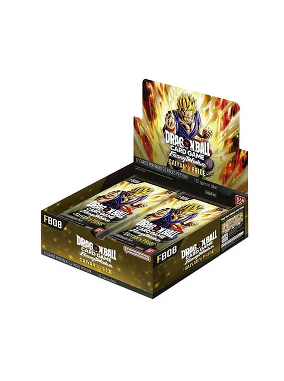 Dragon Ball Super Card Game - Fusion World FB08 SAIYAN’S PRIDE Booster Display (24 Packs)