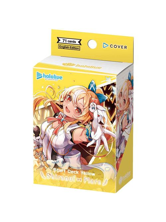 Hololive Official Card Game -  Start Deck Yellow Shiranui Flare