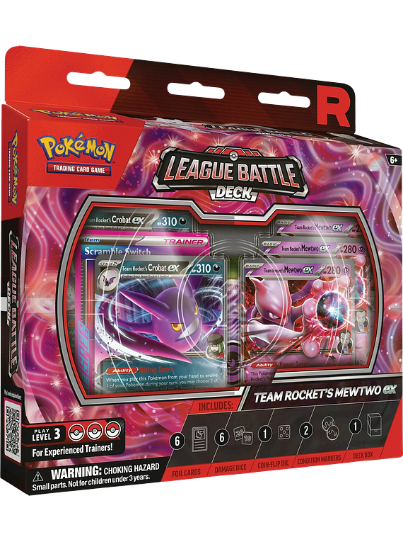 Pokémon TCG: Team Rocket’s Mewtwo EX League Battle Deck
