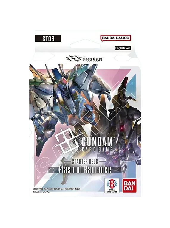 Gundam Card Game - Starter Deck ST08 Flash of Radiance - EN