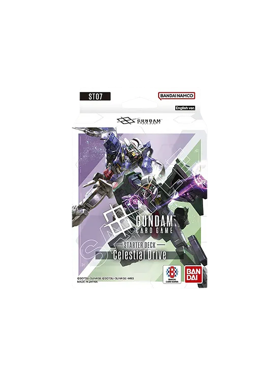 Gundam Card Game - Starter Deck ST07 Celestial Drive - EN