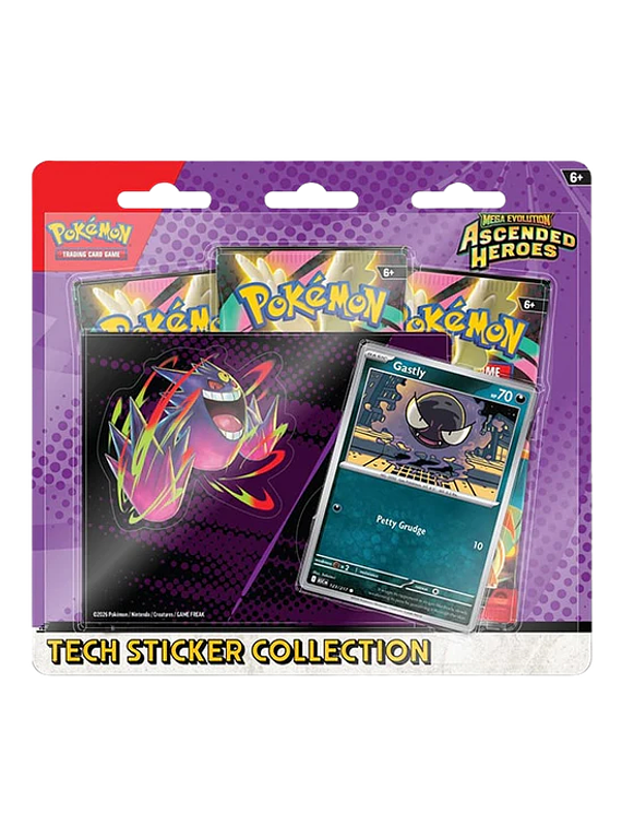 Pokémon TCG: Mega Evolution - Ascended Heroes Tech Sticker Collection - Gastly