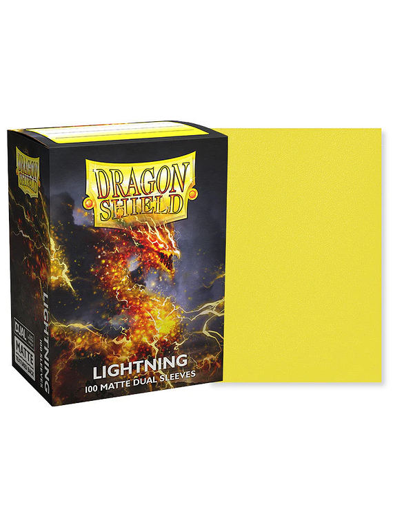 Dragon Shield (100) -  Dual Matte Lightning