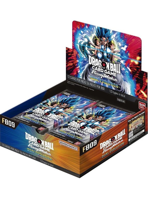 Dragon Ball Super Card Game - Fusion World FB09 Dual Evolution Booster Display (24 Packs)