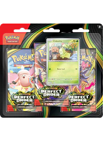 Pokémon TCG: Mega Evolution - Perfect Order - 3 Pack Blister Chikorita