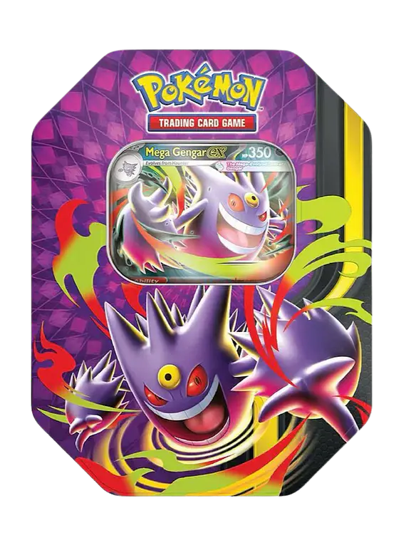 Pokémon TCG: Mega Moonlit Tin - Mega Gengar EX