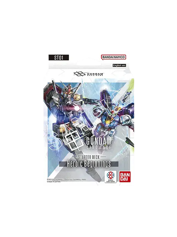Gundam Card Game: Starter Deck - Heroic Beginnings (ST-01)