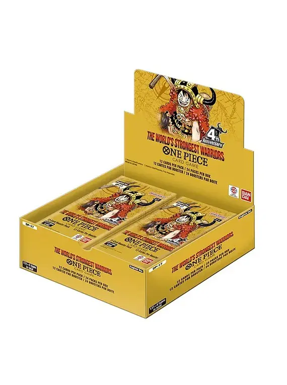 One Piece Card Game: The World's Strongest Warriors (OP17) - Booster Box Inglês