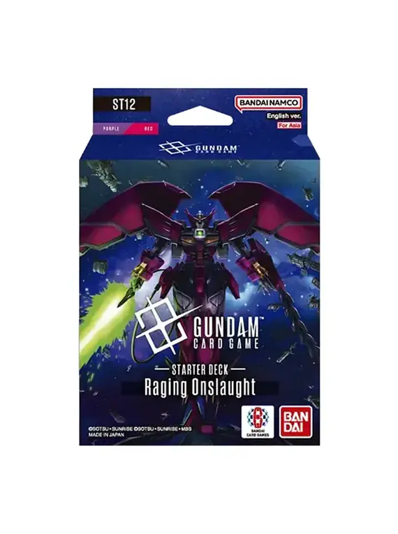Gundam Card Game Starter Deck ST12 Raging Onslaught – EN