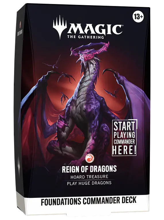 MTG - Foundations Starter Commander Deck Reign of Dragons - EN