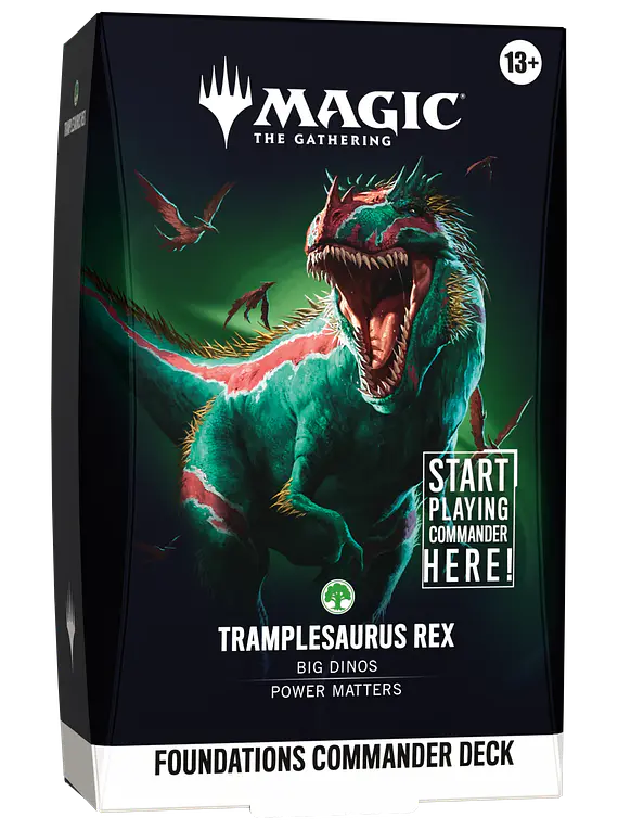 MTG - Foundations Starter Commander Deck Tramplesaurus Rex - EN