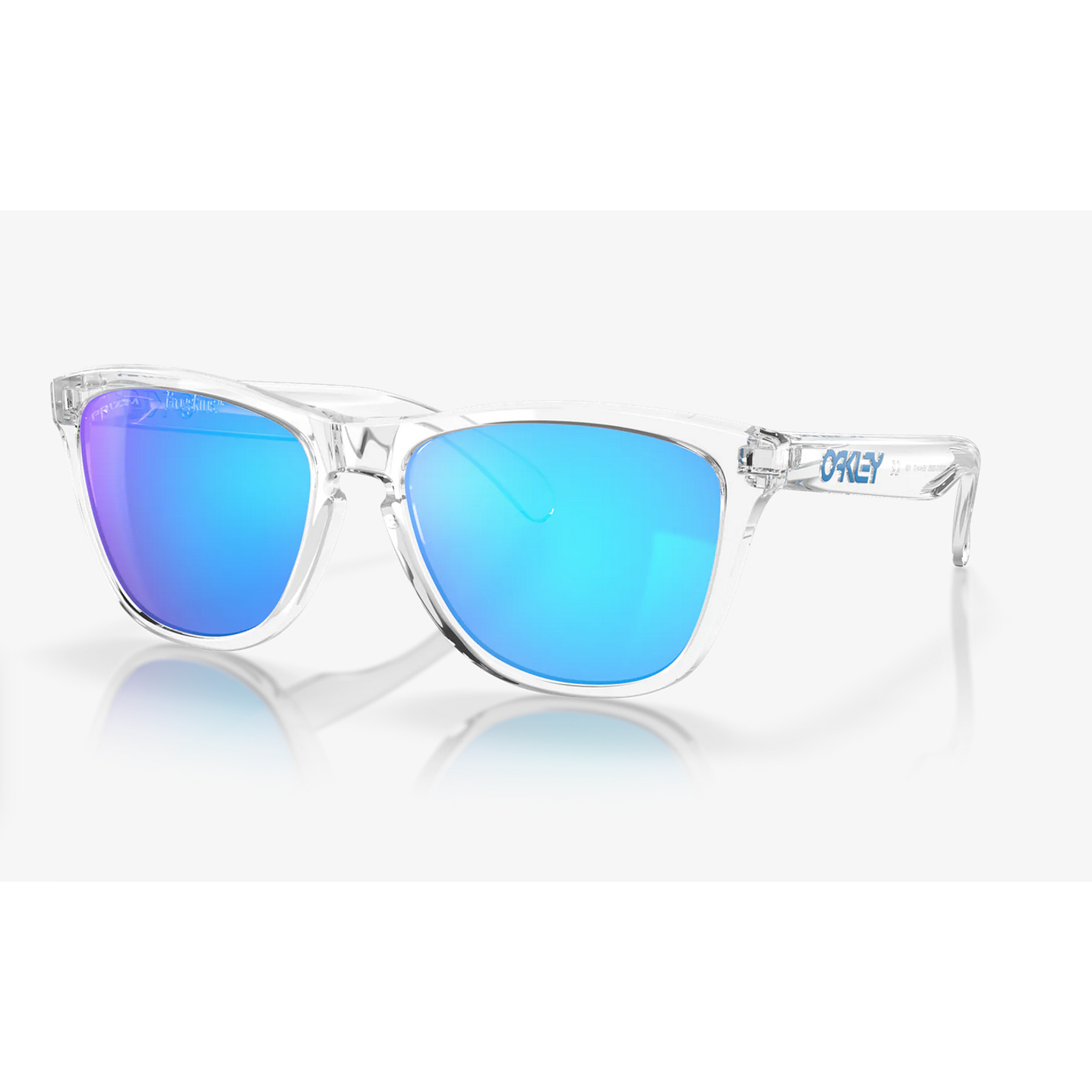 Oakley Frogskins OO9013D0 55mm Crystal Clear Prizm Sapphire Iridium 1