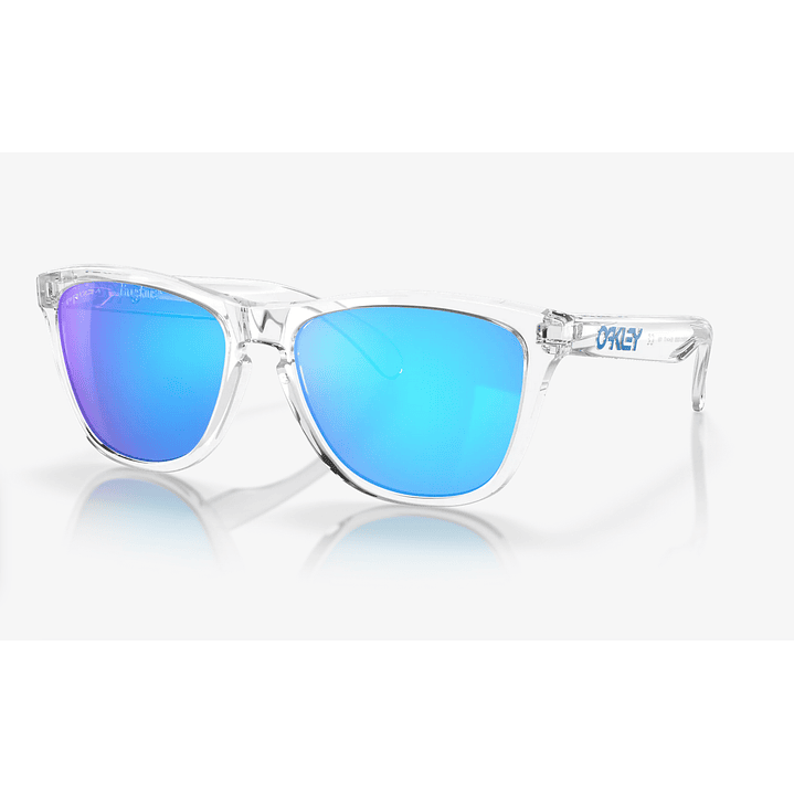 Oakley Frogskins OO9013D0 55mm Crystal Clear Prizm Sapphire Iridium 1