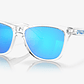Oakley Frogskins OO9013D0 55mm Crystal Clear Prizm Sapphire Iridium - Thumbnail 1