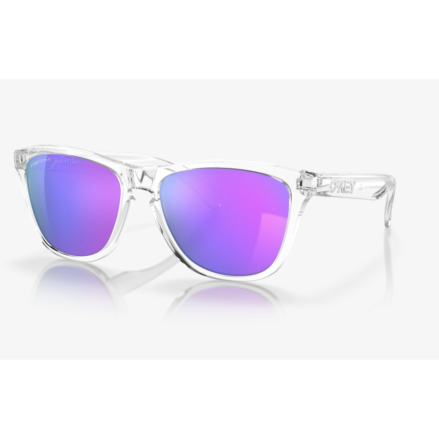 Oakley Frogskins OO9013H7 55mm Polished Clear Prizm Violet 1