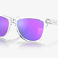 Oakley Frogskins OO9013H7 55mm Polished Clear Prizm Violet - Thumbnail 1