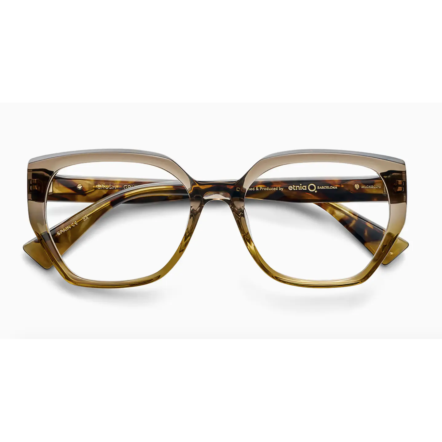 Etnia Barcelona Crush 55O GRHV 55mm Green Havana 2