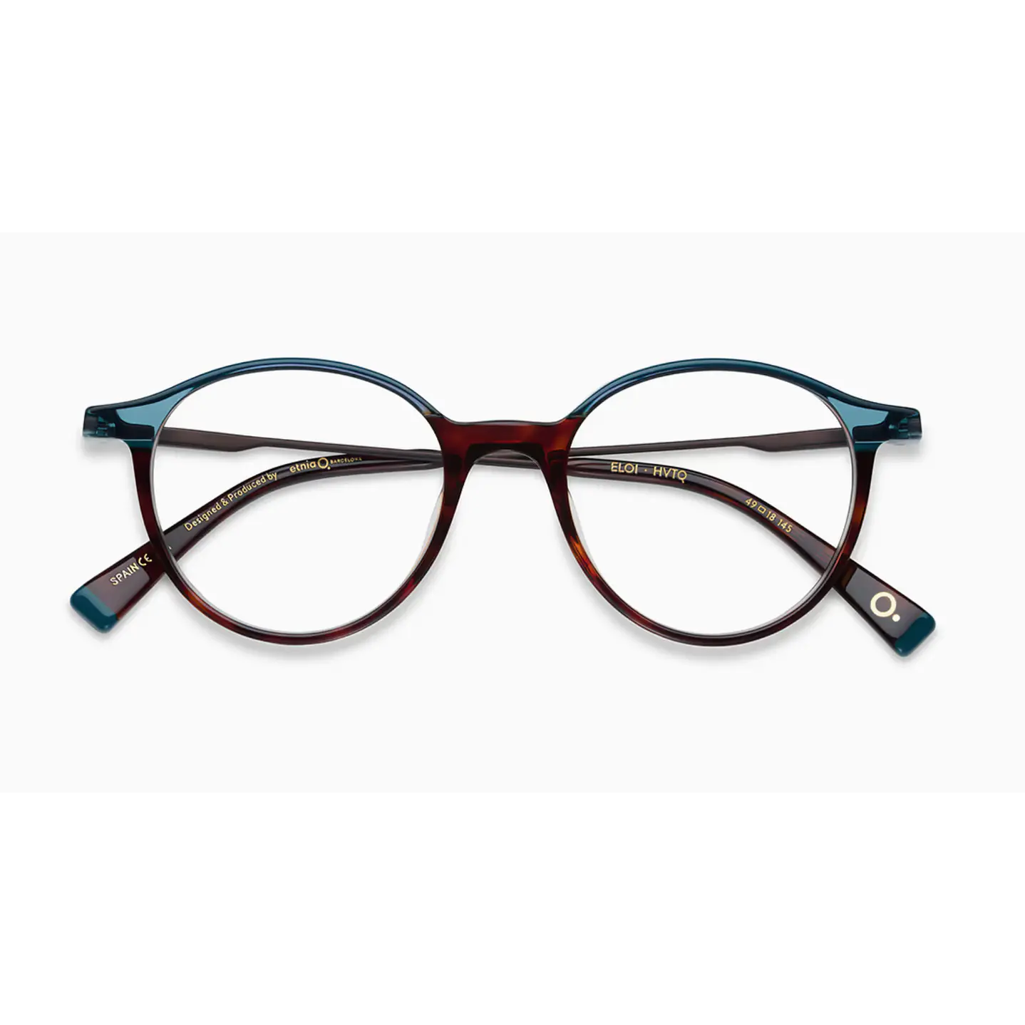 Etnia Barcelona Eloi 49O HVTQ 49mm Havana Turquoise 2
