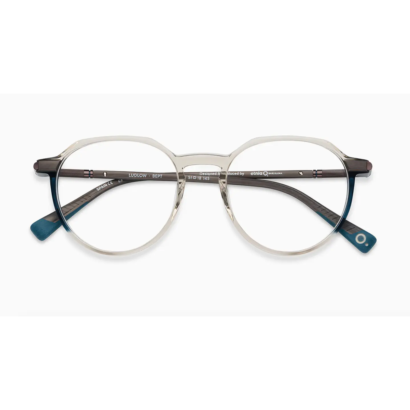 Etnia Barcelona Ludlow 51O BEPT 51mm Beige Petrol 2