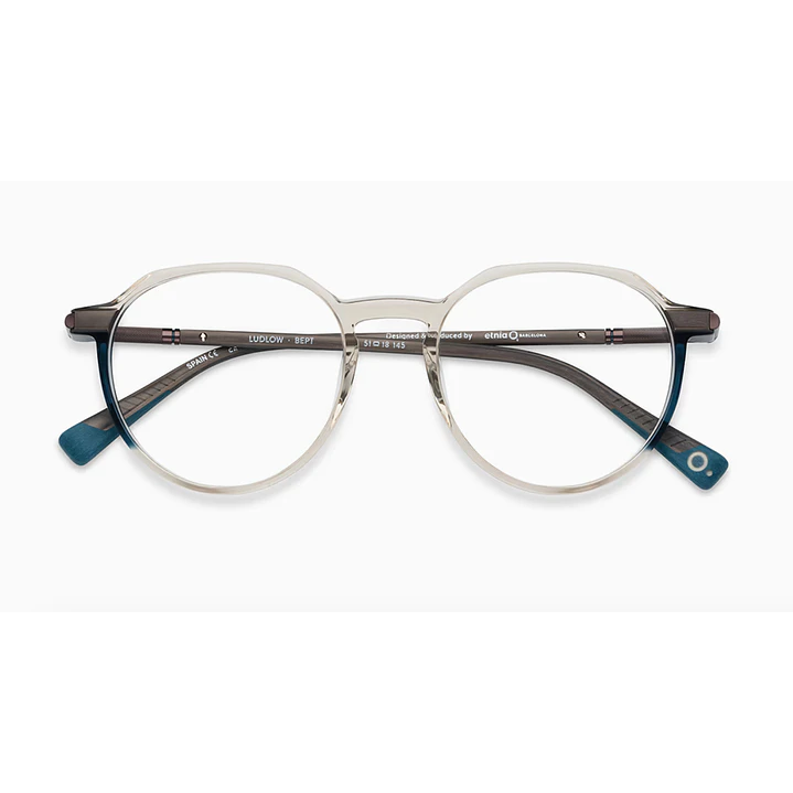 Etnia Barcelona Ludlow 51O BEPT 51mm Beige Petrol 2