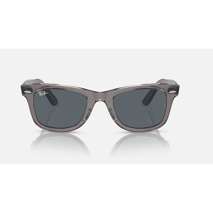 Ray-Ban Wayfarer RB2140 1355R5 50mm Cinza Transparente/Azul 2