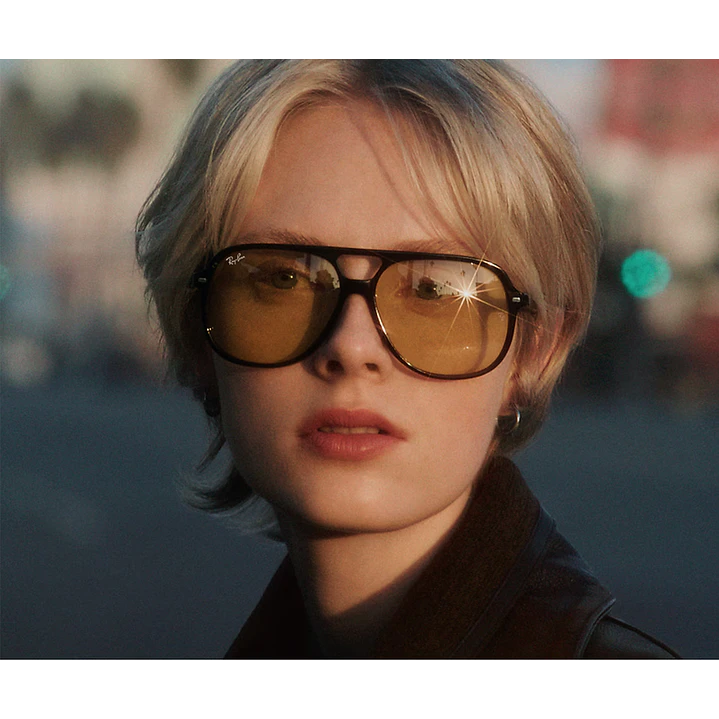 Ray-Ban Bill RB2198 901/R6 60mm Preto/Amarelo 3