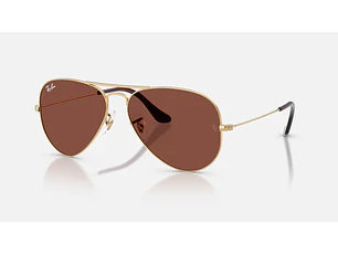 Ray-Ban Aviator Large Metal RB3025 001/C5 58mm Dourado/Castanho Avermelhado