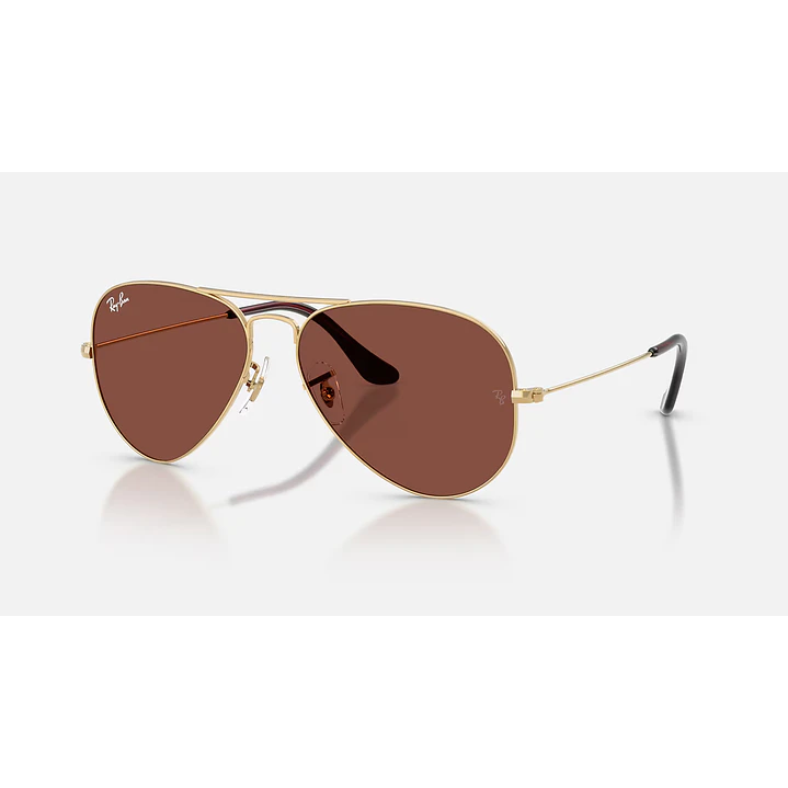 Ray-Ban Aviator Large Metal RB3025 001/C5 58mm Dourado/Castanho Avermelhado 1