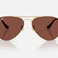 Ray-Ban Aviator Large Metal RB3025 001/C5 58mm Dourado/Castanho Avermelhado - Thumbnail 2