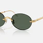 Ray-Ban RB3929 001/7I 54mm Dourado/Castanho Espelhado Gradiente - Thumbnail 1