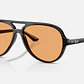 Ray-Ban Cats 5000 RB4125 601/33 59mm Preto/Laranja - Thumbnail 1