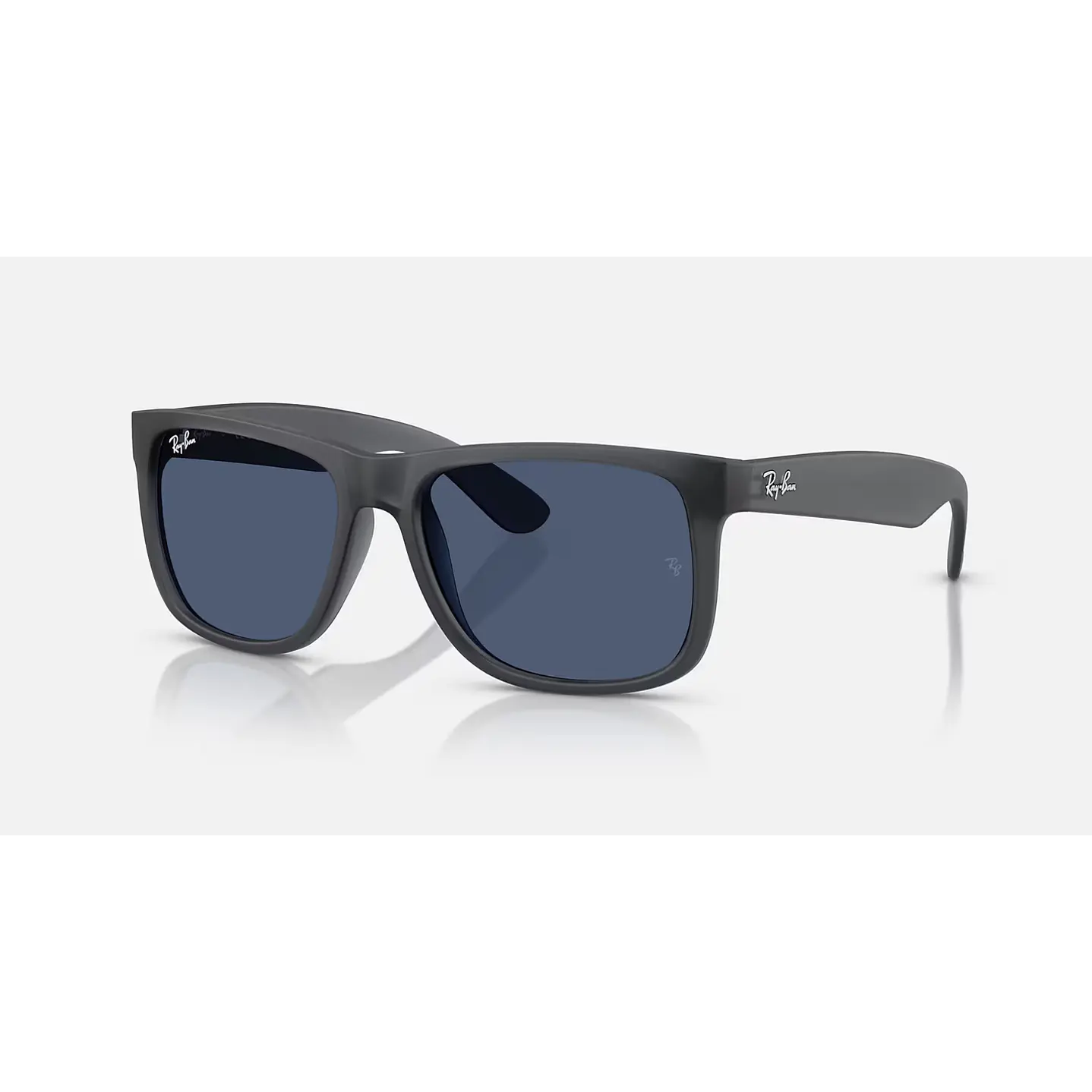 Ray-Ban Justin RB4165 6873/80 55mm Cinza Opal/Azul Escuro 1