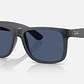 Ray-Ban Justin RB4165 6873/80 55mm Cinza Opal/Azul Escuro - thumbnail 1