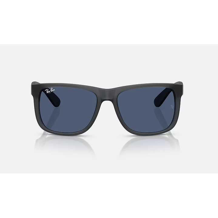 Ray-Ban Justin RB4165 6873/80 55mm Cinza Opal/Azul Escuro 2