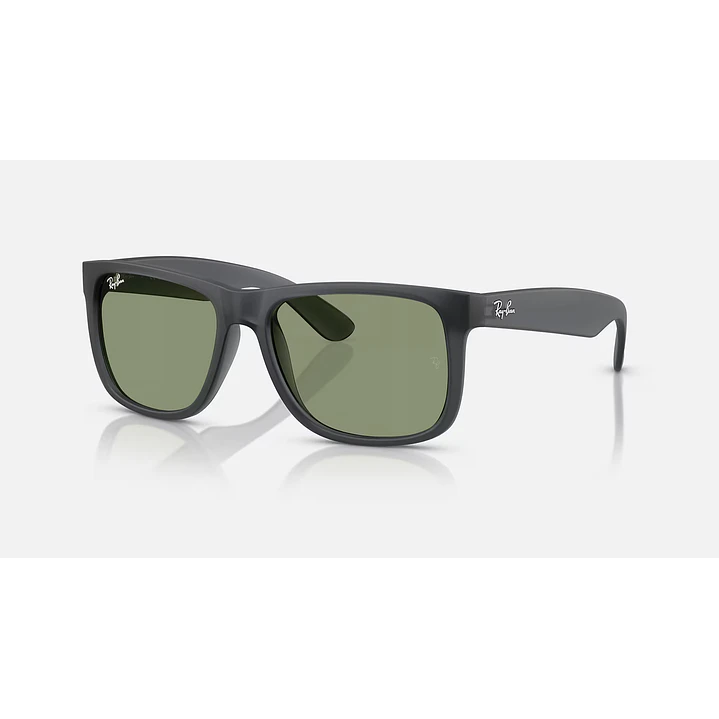 Ray-Ban Justin RB4165 6873/82 55mm Cinza Opal/Verde 1