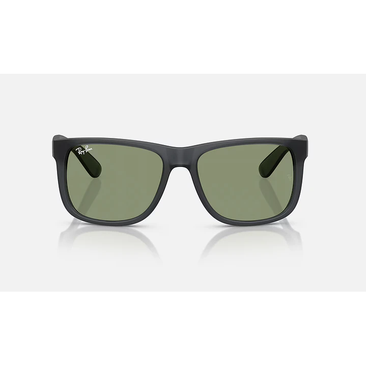 Ray-Ban Justin RB4165 6873/82 55mm Cinza Opal/Verde 2