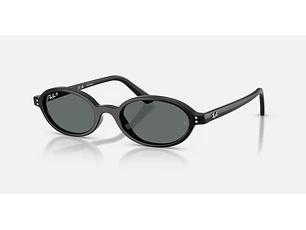 Ray-Ban RB4472 667781 51mm Preto/Cinza Escuro Polarizado