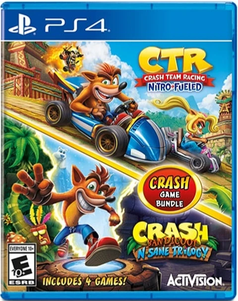 Crash Team Racing + Crash Bandicoot N. Sane Trilogy - PS4