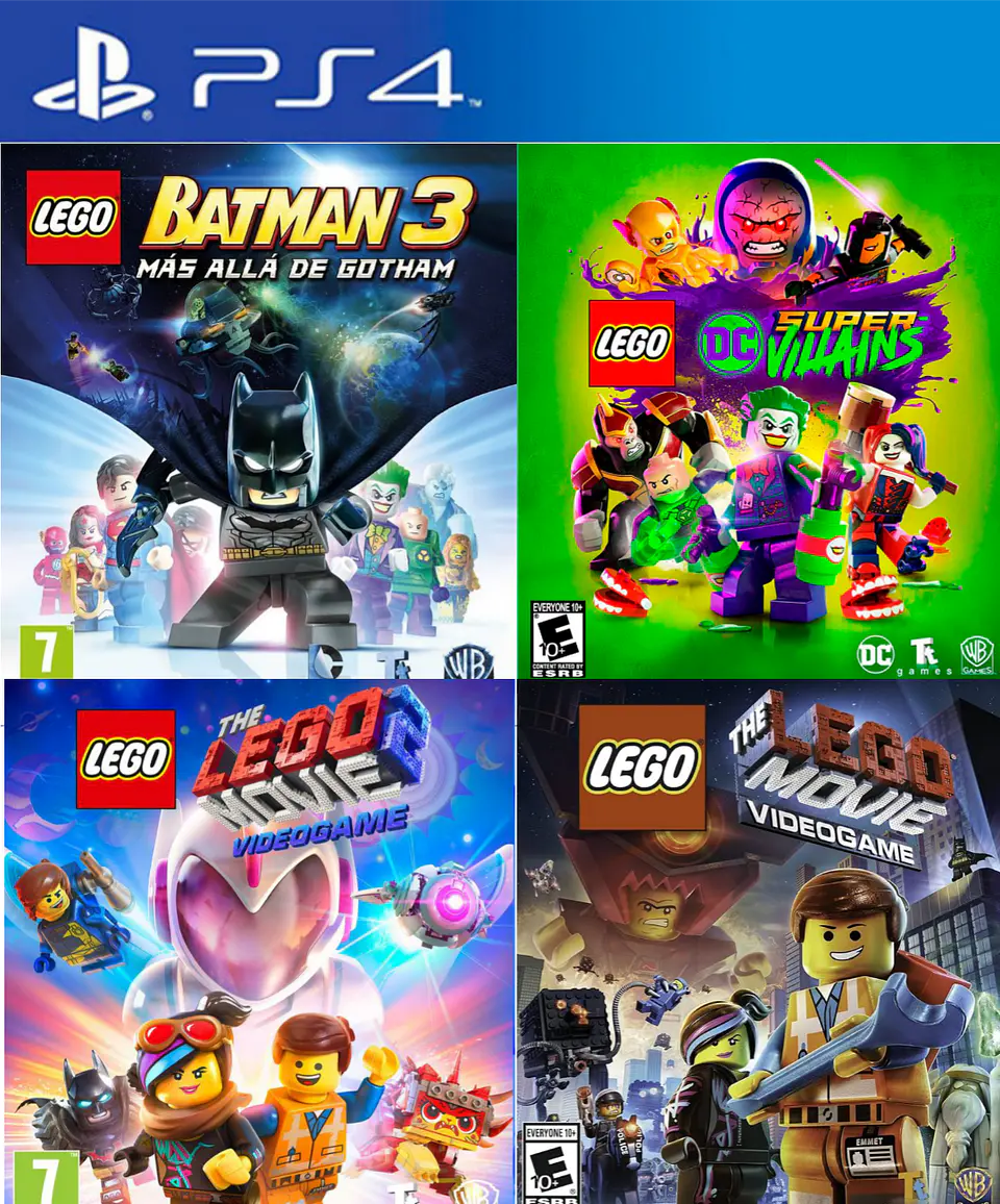 Pack 4 en 1 Lego DC 1