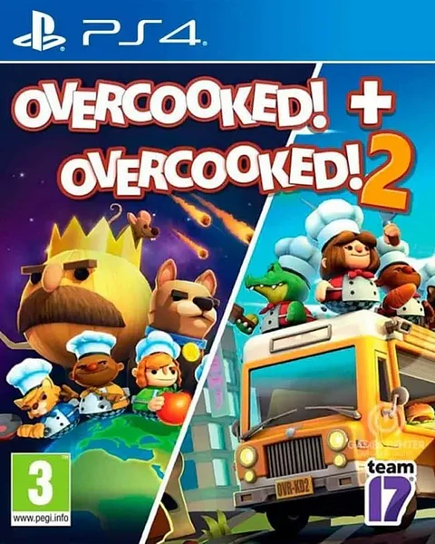 Pack Overcooked! 1 & 2 - PS4