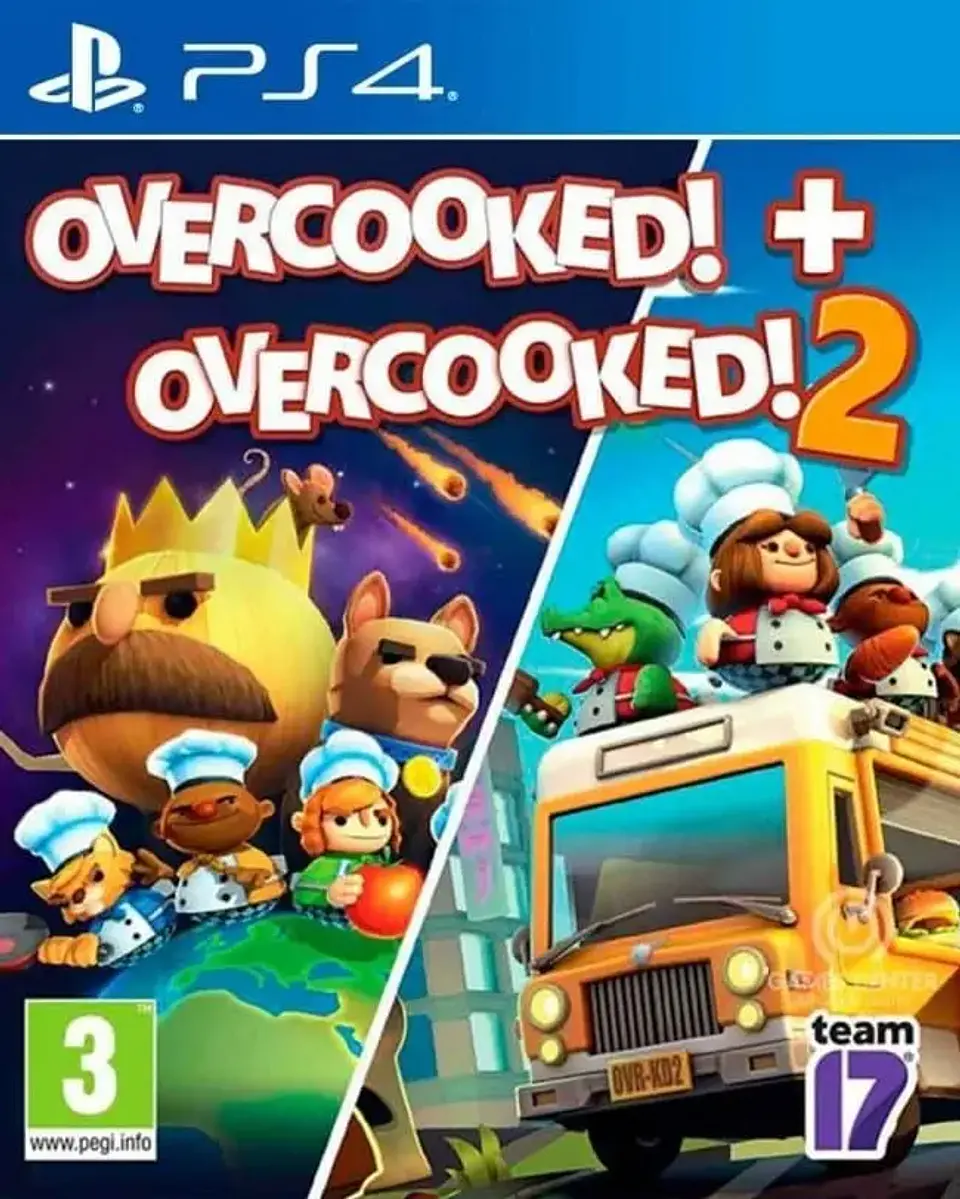 Pack Overcooked! 1 & 2 - PS4 1