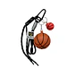 Llavero de balón deportivo con cordón y mosquetón - Miniatura 1