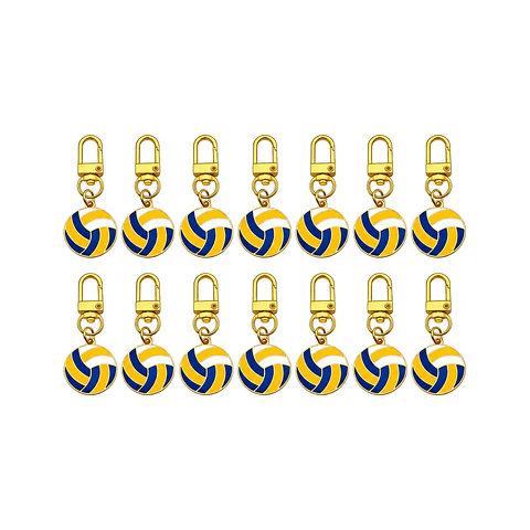 Llavero de voleibol amarillo