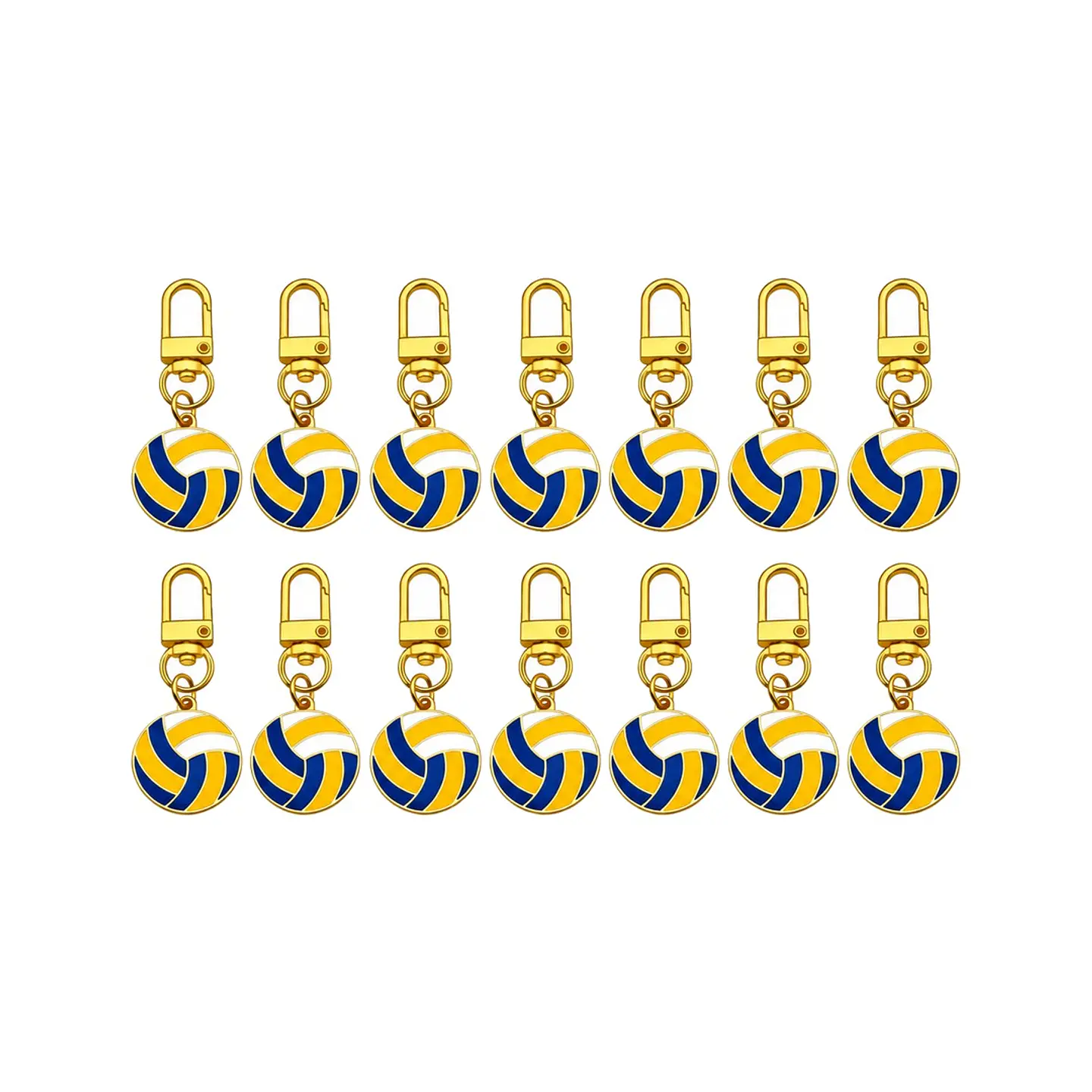 Llavero de voleibol amarillo 1