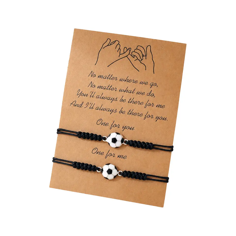 Brazalete de pareja de fútbol 1