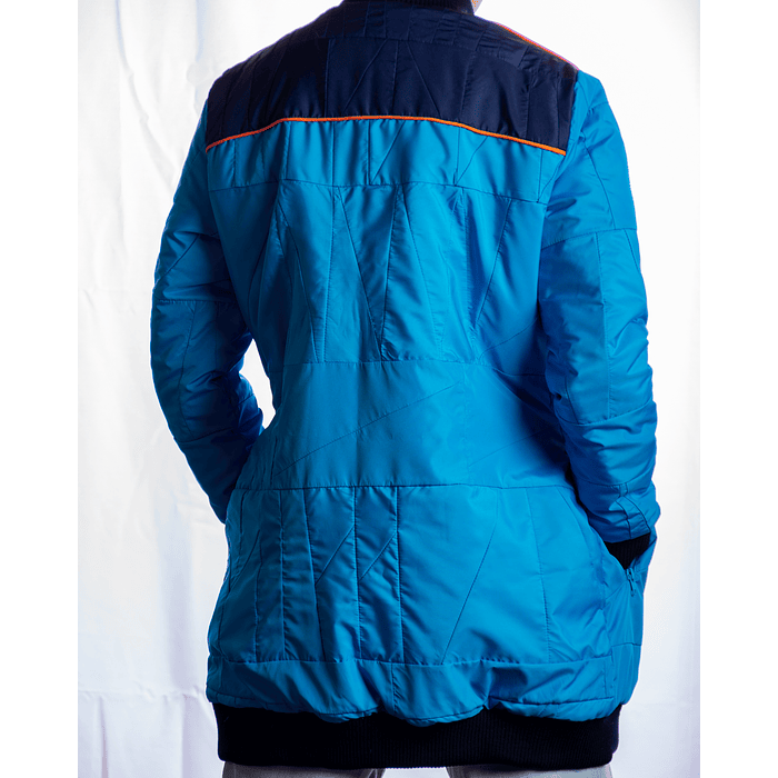 Chaqueta Bomber Oversize Azul 1